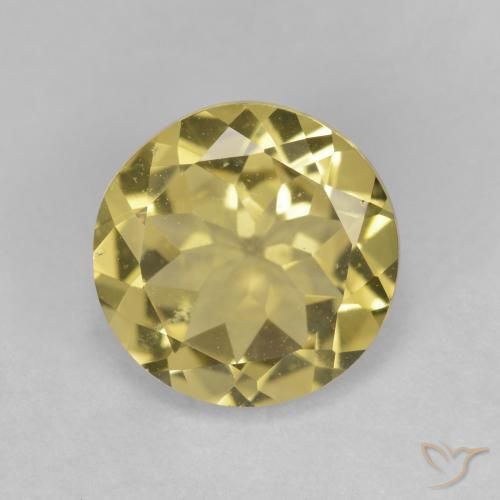2.85ct Naturel Doré léger Béryl doré, Tour, VVS-VS