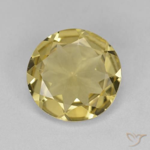 2.60ct Naturel Jaune clair Béryl doré, Tour, VS