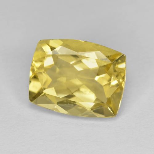 Béryl doré Jaune moyen naturelle Coupe coussin, 2.84 ct, VS