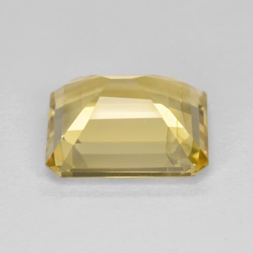 Béryl doré jaune naturelle taille émeraude, 5,42 ct, SI