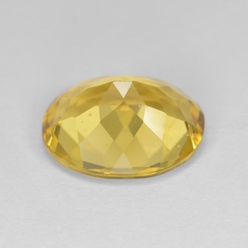 Béryl doré Jaune foncé naturelle Coupe ovale, 4.35 ct, VS