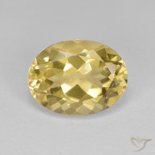 3.46ct Naturel Doré léger Béryl doré, ovale, VVS-VS