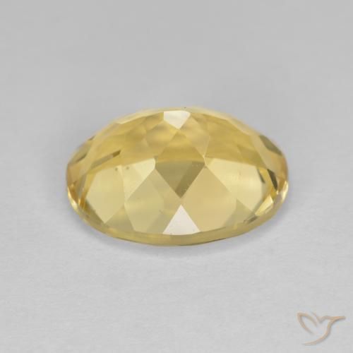 Béryl doré Doré léger naturelle ovale, 3.46 ct, VVS-VS