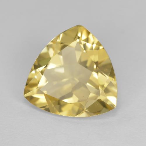 Béryl doré Jaune moyen-léger naturelle Trillion, 3.36 ct, VVS-VS