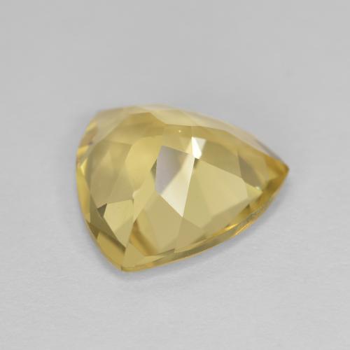 Béryl doré Jaune moyen-léger naturelle Trillion, 3.36 ct, VVS-VS