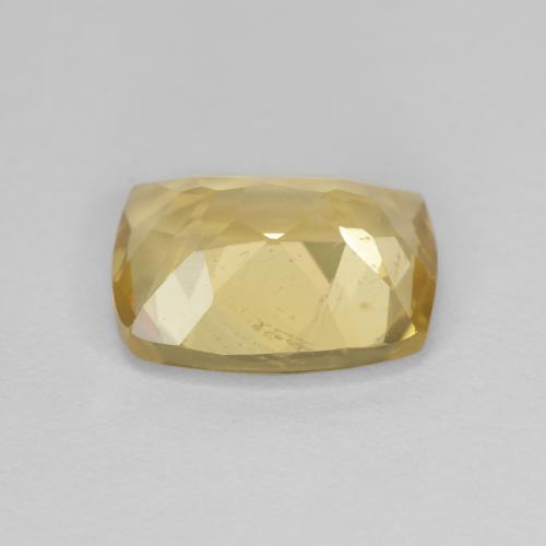Béryl doré jaune naturelle coupe coussin, 2,87 ct, VS