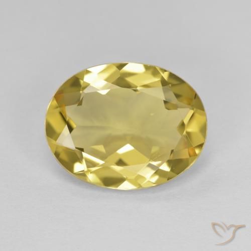 2.82ct Naturel Doré léger Béryl doré, ovale, VVS