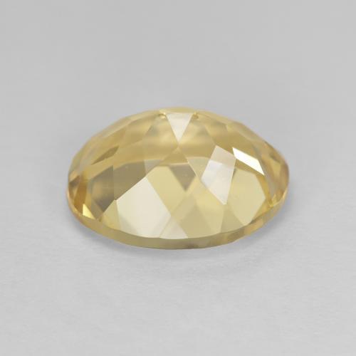 Béryl doré jaune naturelle coupe ovale, 3,76 ct, VVS