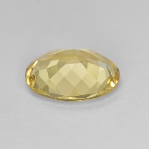 Béryl doré jaune naturelle coupe ovale, 2,76 ct, VVS