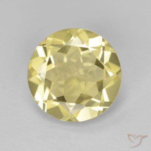 3.06ct Naturel Jaune clair Béryl doré, Tour, VVS-VS