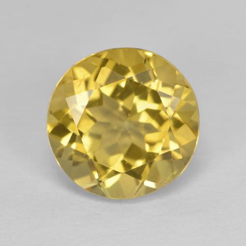 Béryl doré Doré jaunâtre naturelle Coupe roude, 2.93 ct, VVS-VS