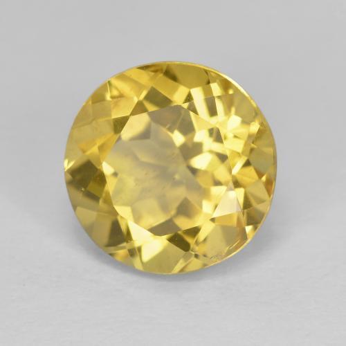 Béryl doré Doré jaunâtre naturelle Coupe roude, 2.93 ct, VVS-VS