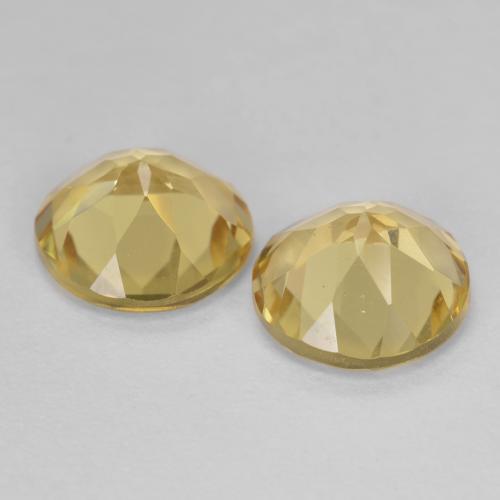 Achetez naturel 3,35ct jaune béryl doré gems, coupe roude, en provenance madagascar chez gemselect. en stock, livraison internationale!