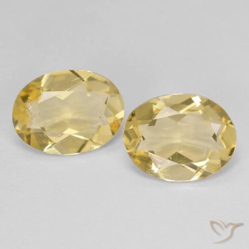 2.93ctw Naturel Jaune doré léger Béryl doré, ovale, VS
