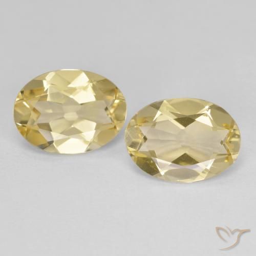 3.02ctw Naturel Jaune doré léger Béryl doré, ovale, VS