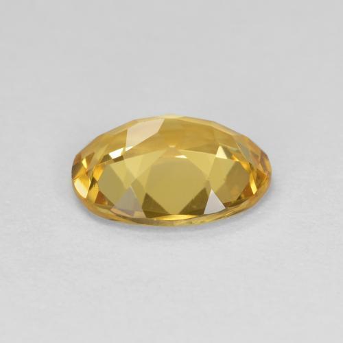 Béryl doré doré naturelle coupe ovale, 1,36 ct, VVS