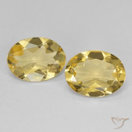 2.91ctw Naturel Jaune doré léger Béryl doré, ovale, VVS-VS
