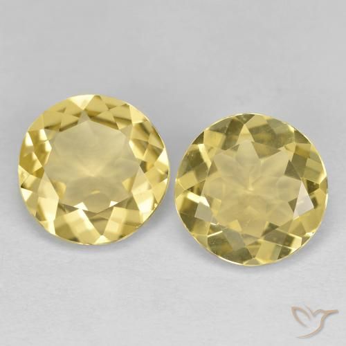 3.15ctw Naturel Jaune clair Béryl doré, Tour, VVS-VS