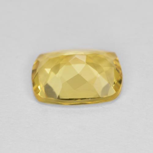Béryl doré jaune naturelle coupe coussin, 1,60 ct, VVS-VS