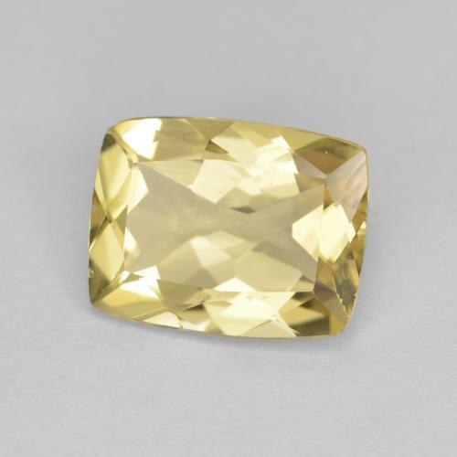Béryl doré doré naturelle coupe coussin, 1,81 ct, VVS-VS