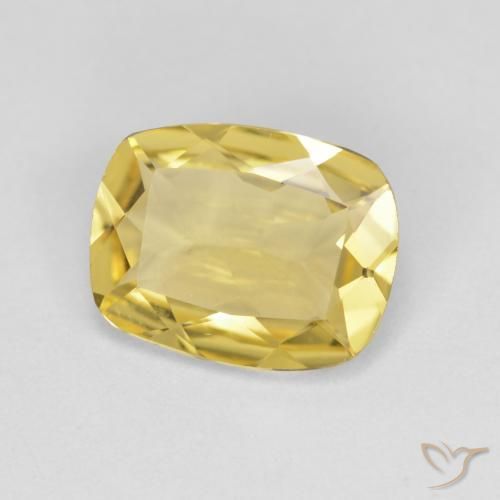 Béryl doré Doré léger naturelle Coussin, 1.89 ct, VVS-VS