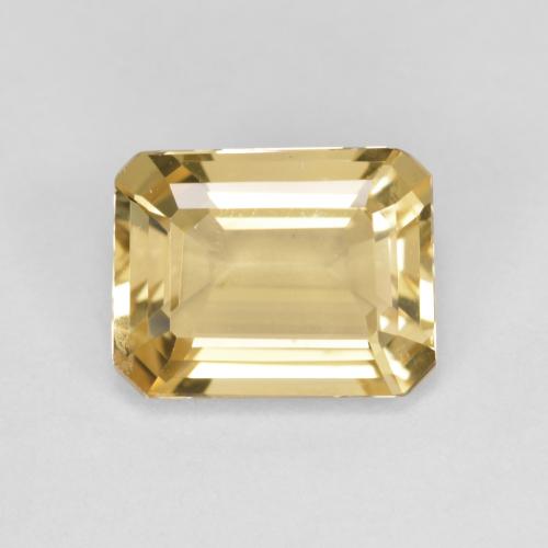 Béryl doré Doré léger naturelle Taille émeraude, 2.02 ct, VVS-VS
