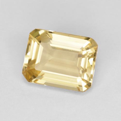 Béryl doré Doré léger naturelle Taille émeraude, 2.02 ct, VVS-VS