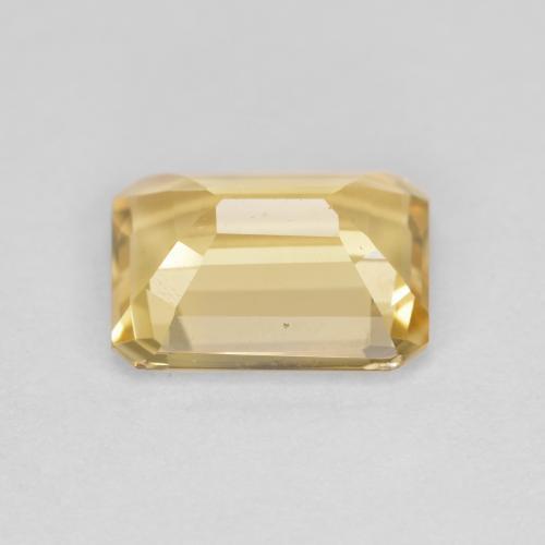 Béryl doré Doré léger naturelle Taille émeraude, 2.02 ct, VVS-VS