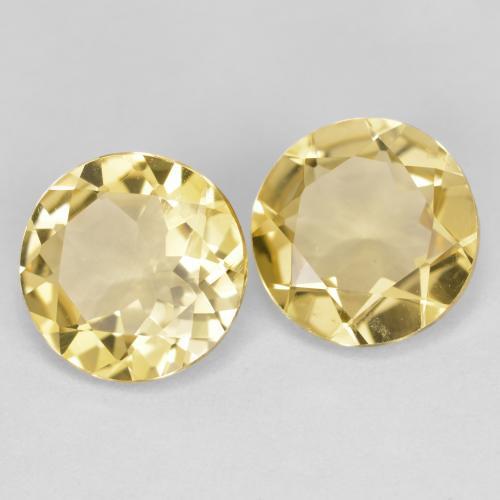 Achetez naturel 3.09ct Jaune Toscane Béryl doré gems, Coupe roude, En provenance Madagascar chez GemSelect. En stock, livraison internationale!
