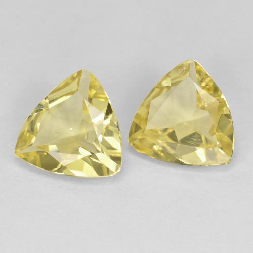 Achetez naturel 2.21ct Jaune clair Béryl doré gems, Trillion, En provenance Madagascar chez GemSelect. En stock, livraison internationale!