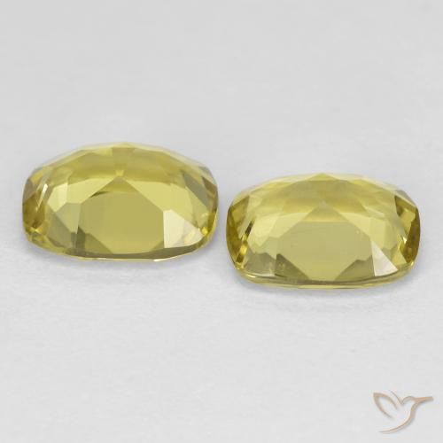 Achetez naturel 2.39ct Jaune moyen-léger Béryl doré gems, Coupe coussin, En provenance Madagascar chez GemSelect. En stock, livraison internationale!