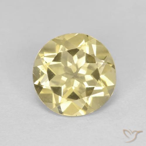 1.56ct Naturel Jaune clair Béryl doré, Tour, VS
