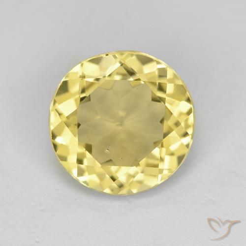 2.23ct Naturel Jaune doré léger Béryl doré, Tour, VVS-VS