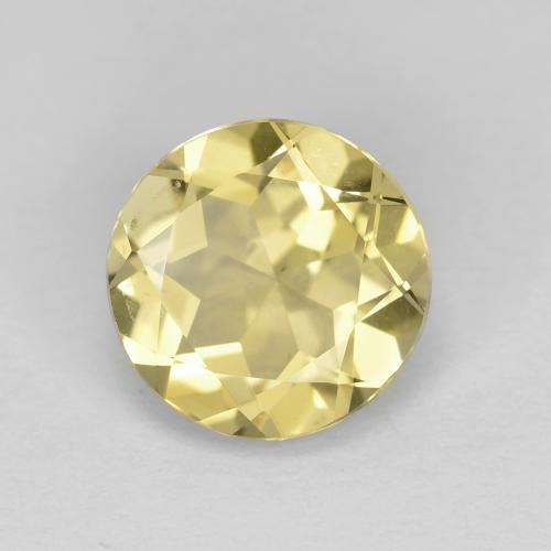 Béryl doré Doré léger naturelle Coupe roude, 1.77 ct, VS