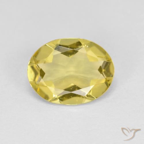 1.38ct Naturel Jaune Toscane Béryl doré, ovale, VS