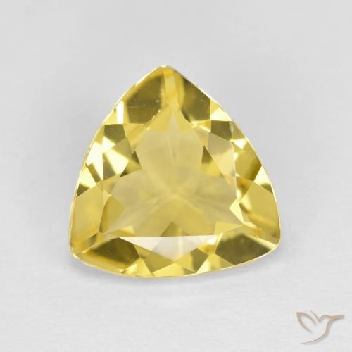 1.83ct Naturel Jaune Toscane Béryl doré, Trillion, VS