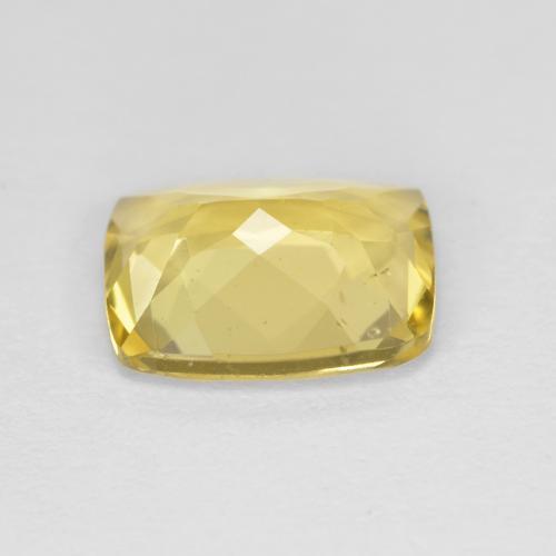 Béryl doré jaune naturelle coupe coussin, 1,87 ct, VS