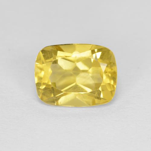 Béryl doré Jaune moyen naturelle Coupe coussin, 1.45 ct, VS