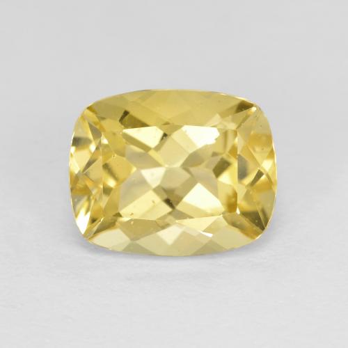 Béryl doré Jaune clair naturelle Coupe coussin, 2.21 ct, VS