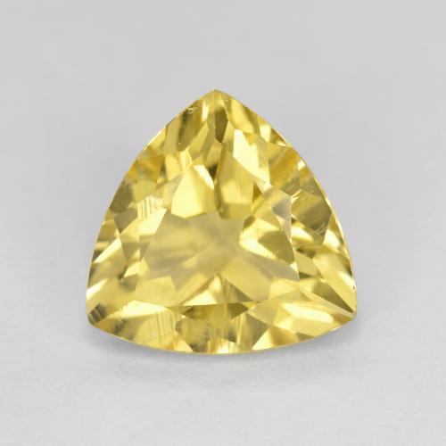 Béryl doré jaune naturelle trillion, 2,20 ct, VS