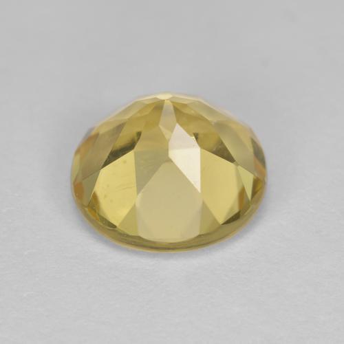 Béryl doré Jaune moyen-léger naturelle Coupe roude, 2.02 ct, VVS-VS