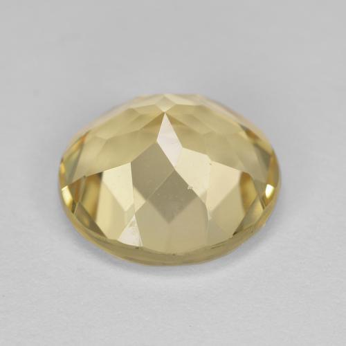 Béryl doré jaune naturelle coupe roude, 2,37 ct, VVS
