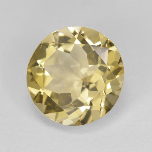 Béryl doré Doré léger naturelle Coupe roude, 2.31 ct, VVS