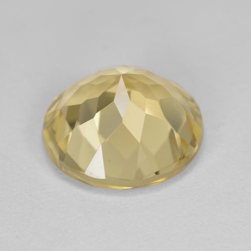 Béryl doré Doré léger naturelle Coupe roude, 2.31 ct, VVS