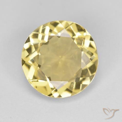 2.09ct Naturel Jaune doré léger Béryl doré, Tour, VVS