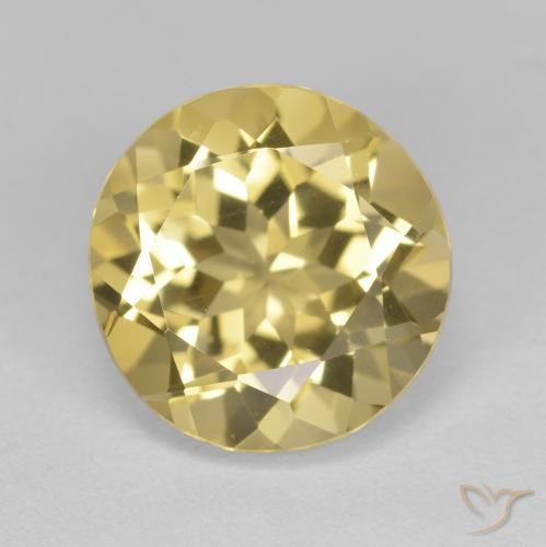 2.66ct Naturel Jaune clair Béryl doré, Tour, VVS
