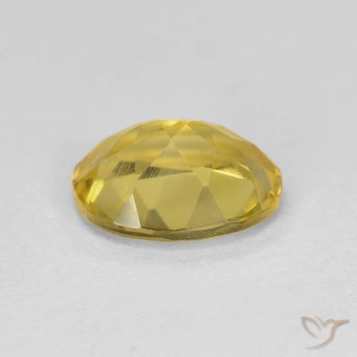 Béryl doré Jaune moyen naturelle ovale, 1.72 ct, VS