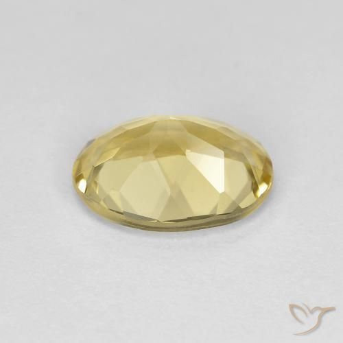 Béryl doré Jaune doré léger naturelle ovale, 1.61 ct, VVS