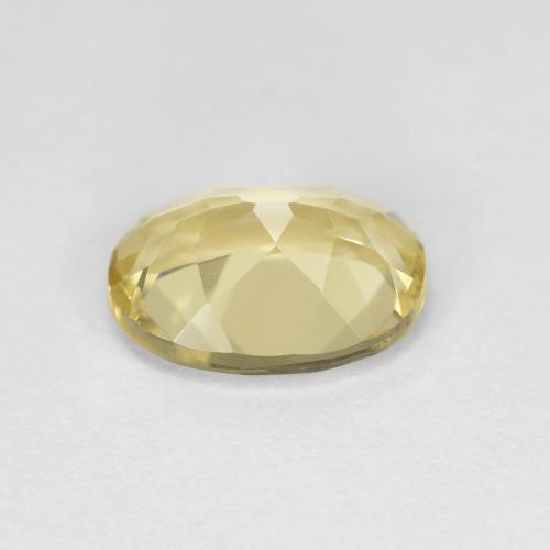 Béryl doré Jaune terreux naturelle Coupe ovale, 1.63 ct, VVS