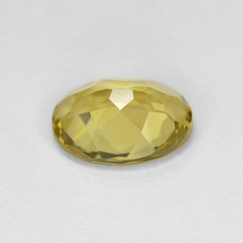 Béryl doré Jaune moyen naturelle Coupe ovale, 1.59 ct, VVS